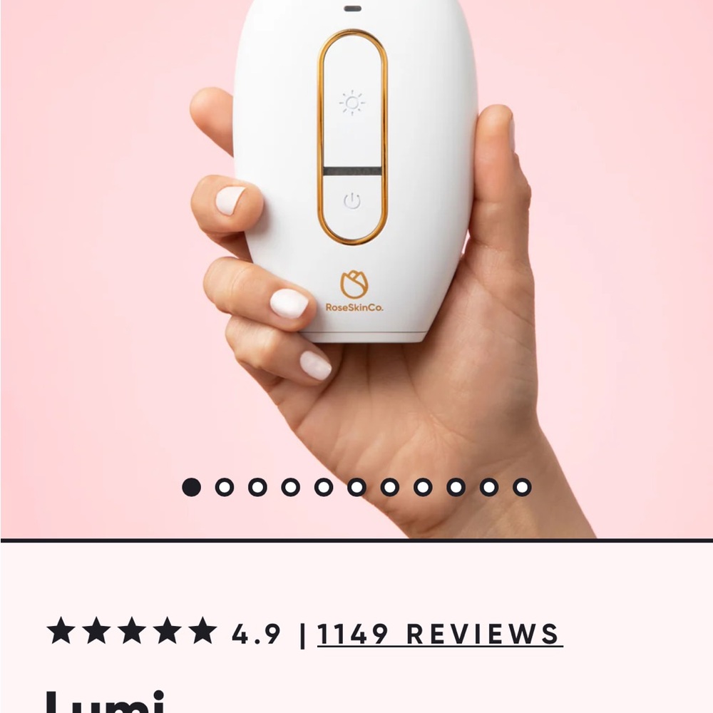 RoseSkinCo Lumi Hair Removal Device
